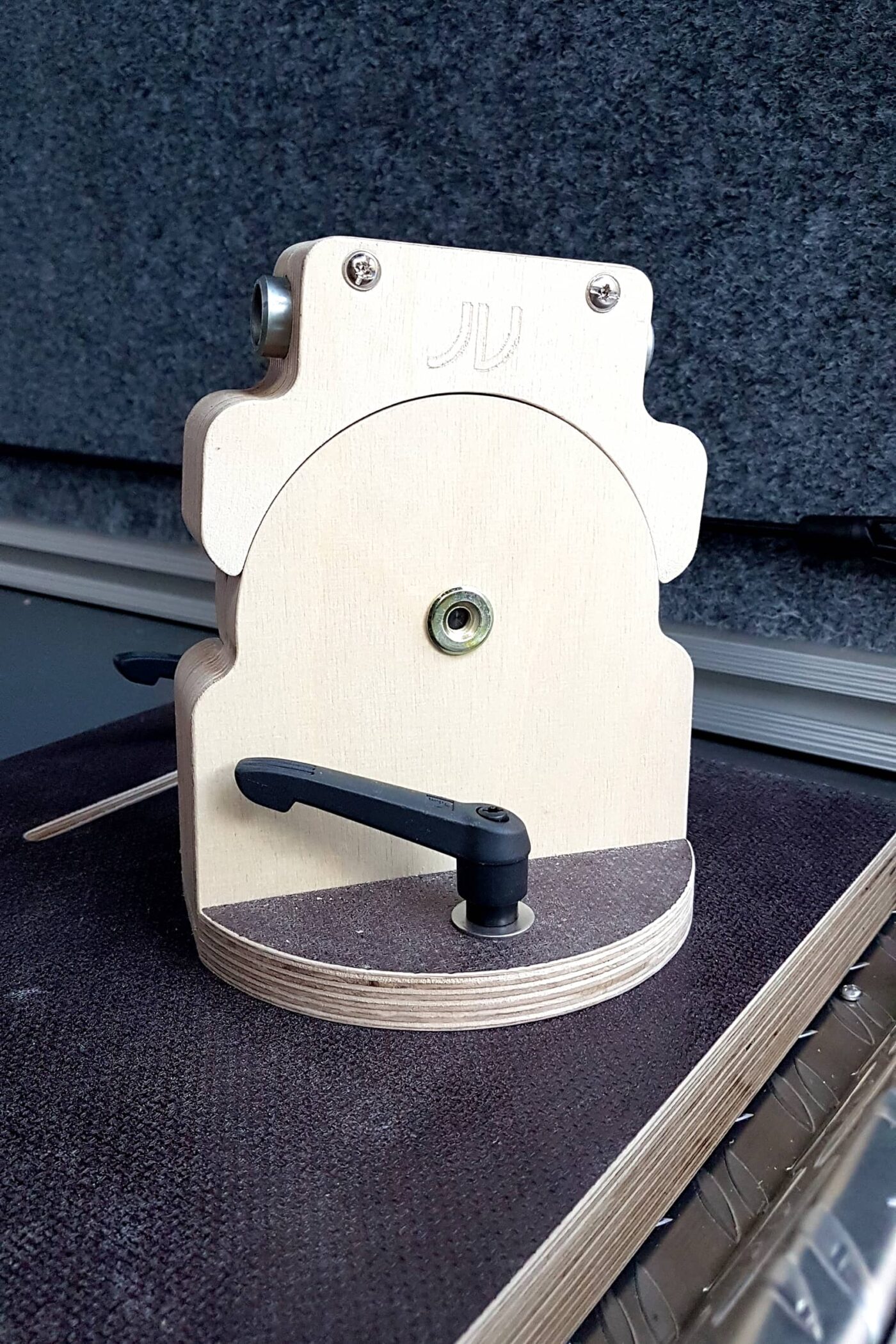 Support de fourche orientable et inclinable